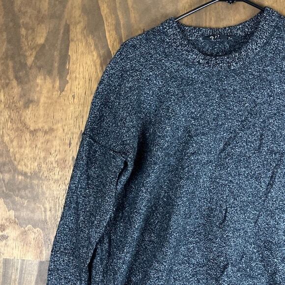 Athleta Womens Sweater Charcoal Crew Neck Pullover Wool Cashmere Blend XS - Picture 4 of 12